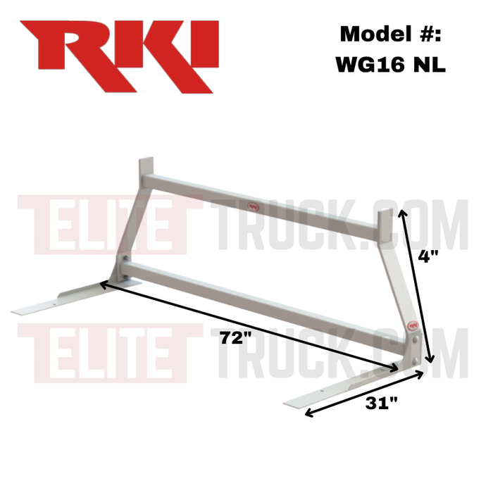 RKI Window Grilles No Louvre Headache Rack For Select Colorado/Canyon Model WG16 NL