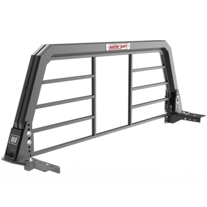 Weather Guard Half Bar Headache Rack Black Aluminum Model 11908-52-01