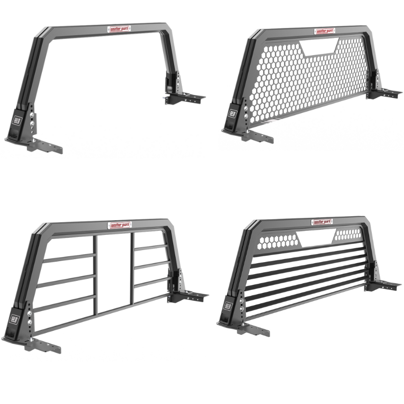 Weather Guard Half Bar Headache Rack Black Aluminum Model 11908-52-01 ...