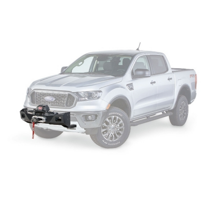 Warn Winch Carrier For Mid-Frame Or Foot Down Mounted Winches Up To 12K In Capacity (*Designed For Use With Warn Zeon Or VR Evo Winches) Model 107650