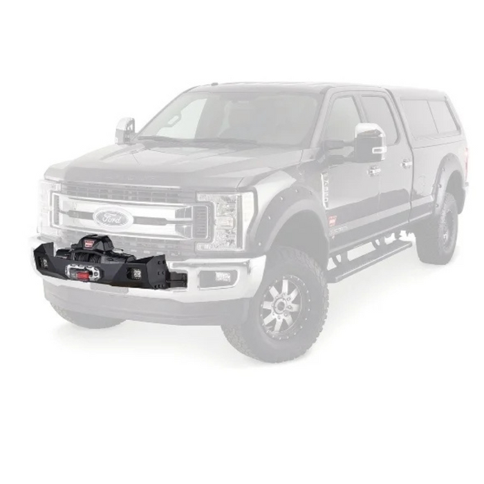 Warn Winch Carrier For Mid-Frame Or Foot Down Mounted Winches Up To 12K In Capacity (*Designed For Use With Warn Zeon Or VR Evo Winches) Model 107650