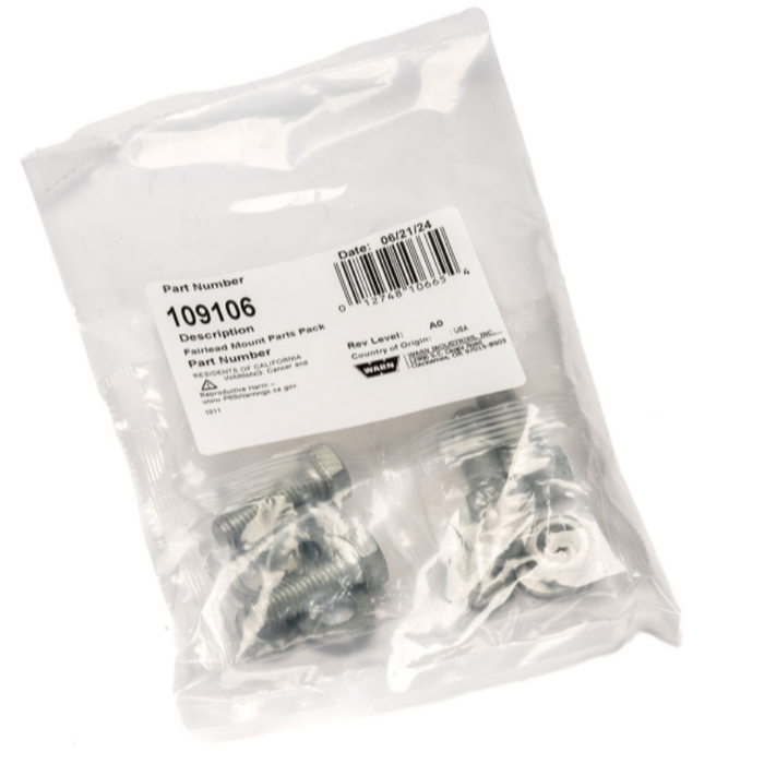Warn Service Part Fairlead Mount Parts Pack Model 109106