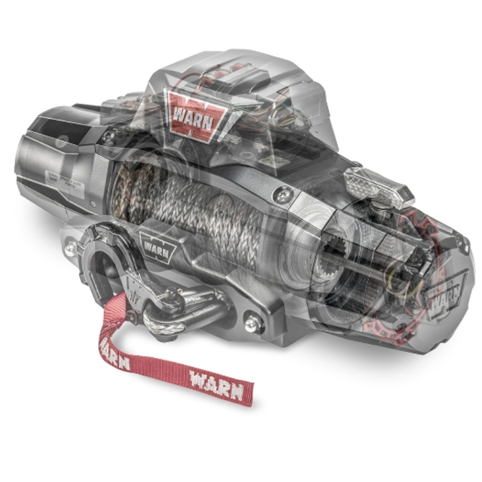 Warn WARN ZEON XP 14-S Winch 14,000 Pull Capacity With 80" Feet 3/8 Spydura Pro Synthetic Rope Model 110140