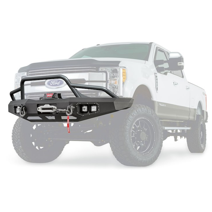 Warn Ascent Bumper with Prerunner Guard For Select Ford Super Duty Model 110695