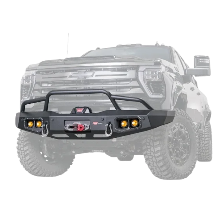 Warn Ascent Bumper with Prerunner Guard For Select Silverado HD Model 110917
