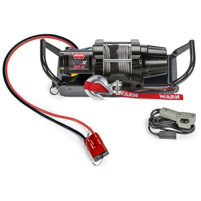 Warn VRX 35-S All-In-One Multi-Mount Kit 3500 Pull Capacity With Synthetic Rope Model 111878