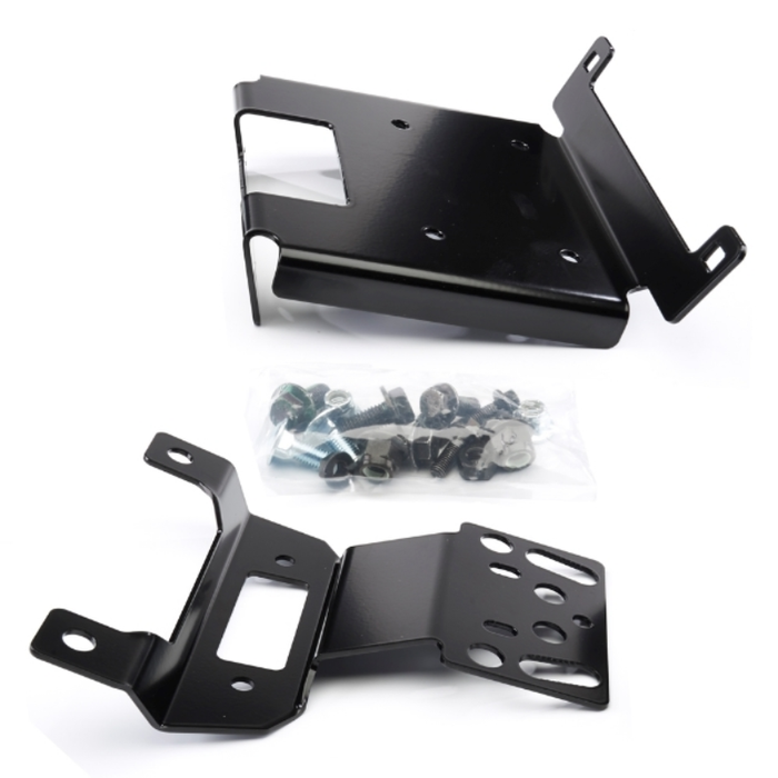 Warn Winch Mount For Polaris Ranger RZR 1000 UTVS Steel Powder Coated Black Model 92332