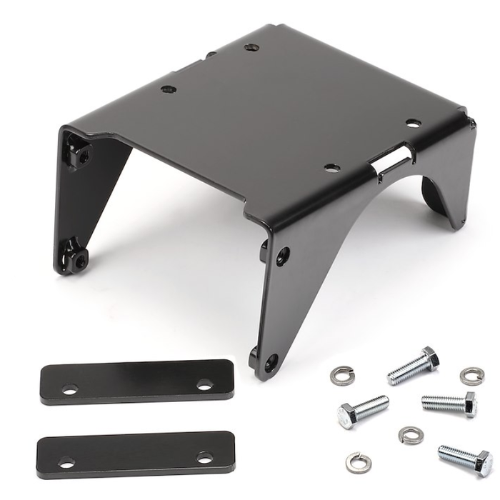 Warn Winch Mount For Polaris ATV's Powder Coated Black Model 98410
