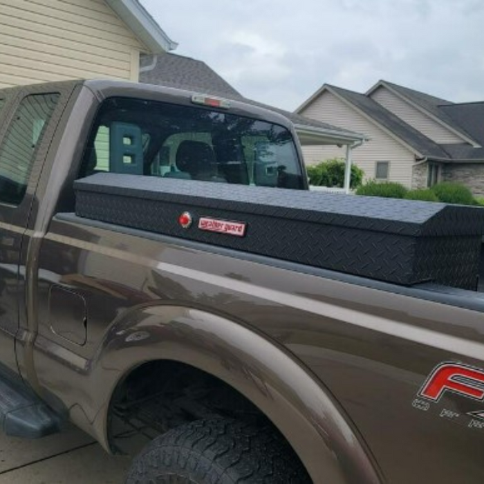 Weather Guard Side Mount Tool Box Textured Matte Black Aluminum
