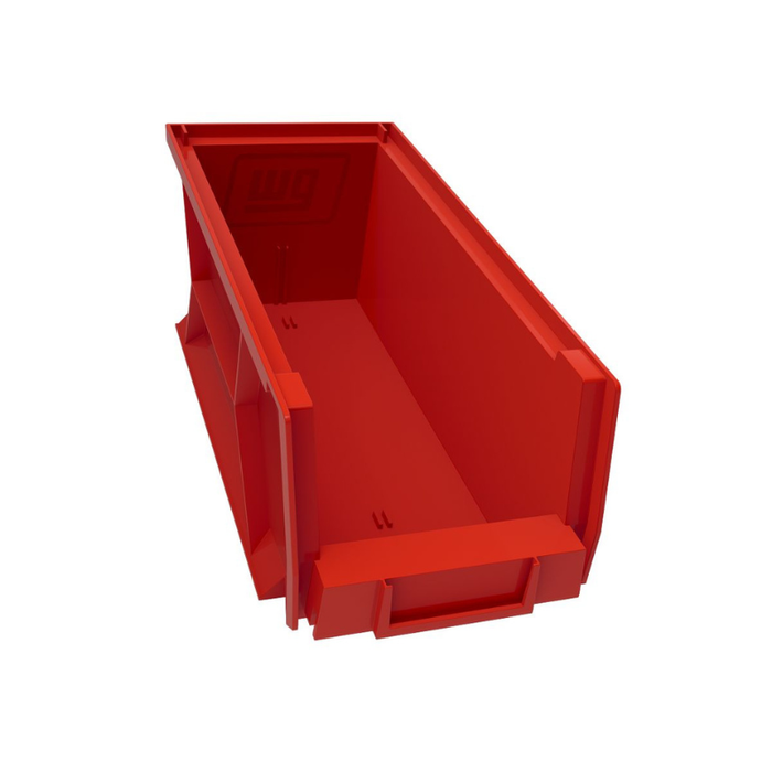 Weather Guard Red Bins, 6in x 6.5in x 15.45in, (6 pack) Model 9854-7-02