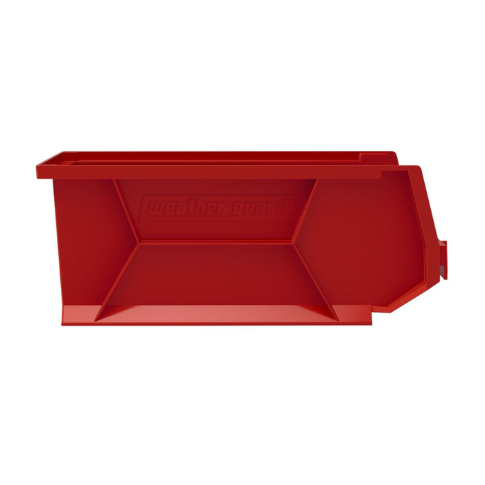Weather Guard Red Bins, 6in x 6.5in x 15.45in, (6 pack) Model 9854-7-02