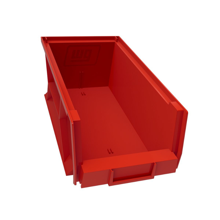 Weather Guard Red Bins, 6in x 8.2in x 13.2in, (6 pack) Model 9856-7-02