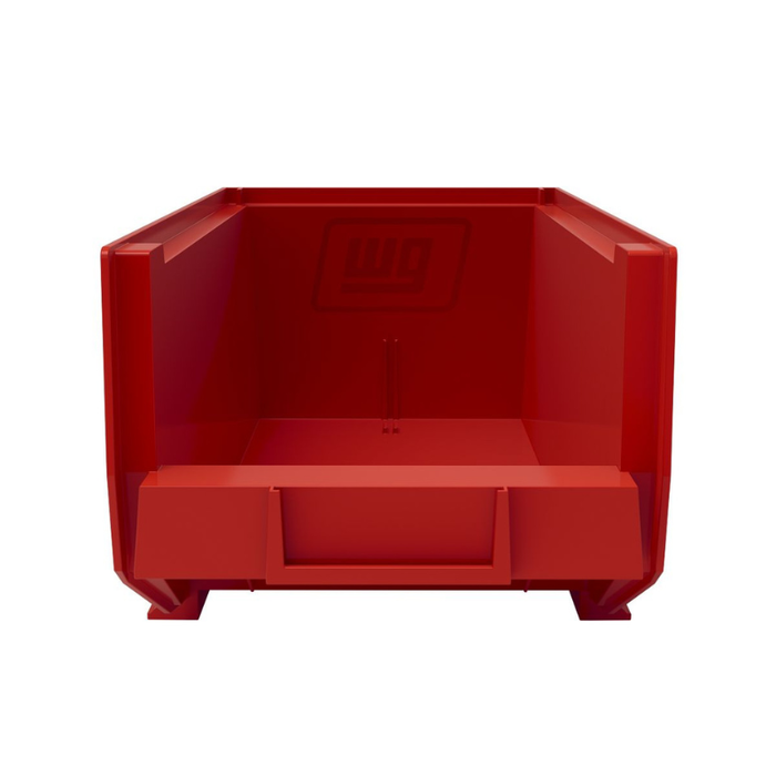 Weather Guard Red Bins, 6in x 8.2in x 13.2in, (6 pack) Model 9856-7-02