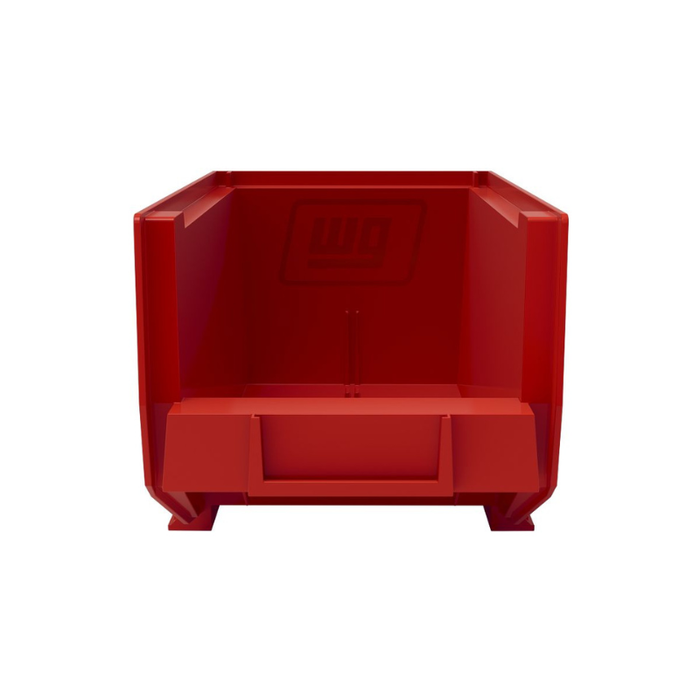 Weather Guard Red Bins, 6in x 7.1in x 13.2in, (6 pack) Model 9855-7-02