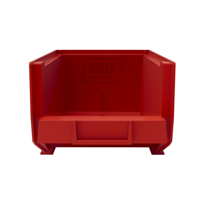 Weather Guard Red Bins, 6in x 7.8in x 15.4in, (6 pack) Model 9859-7-02