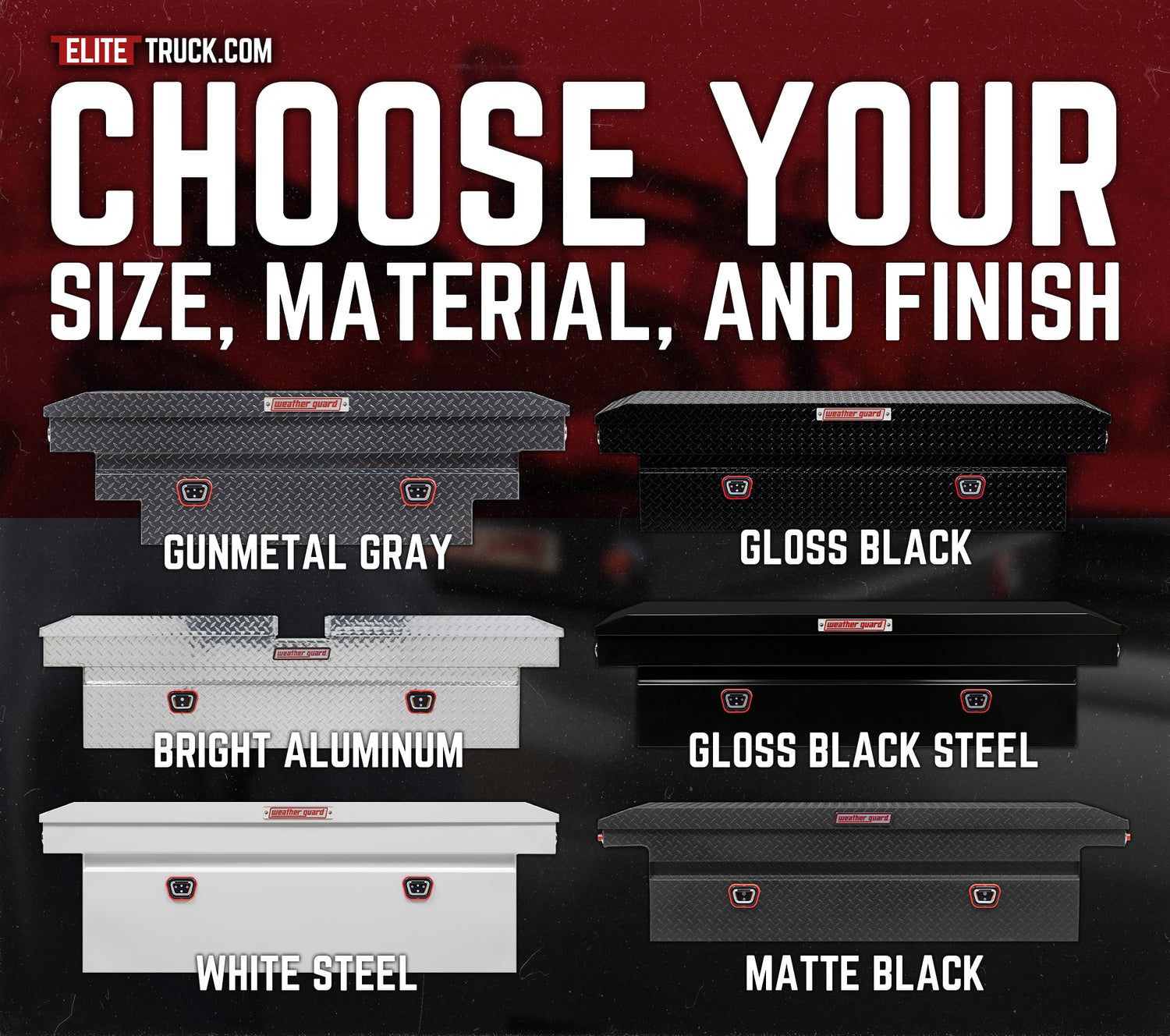 Size, Material, and Finish to Fit Your Needs