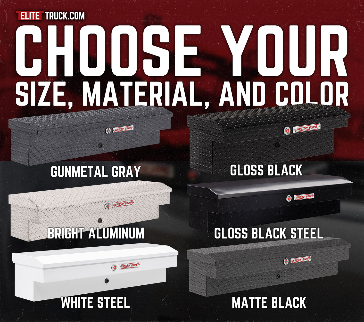 Size, Material, and Finish to Fit Your Needs