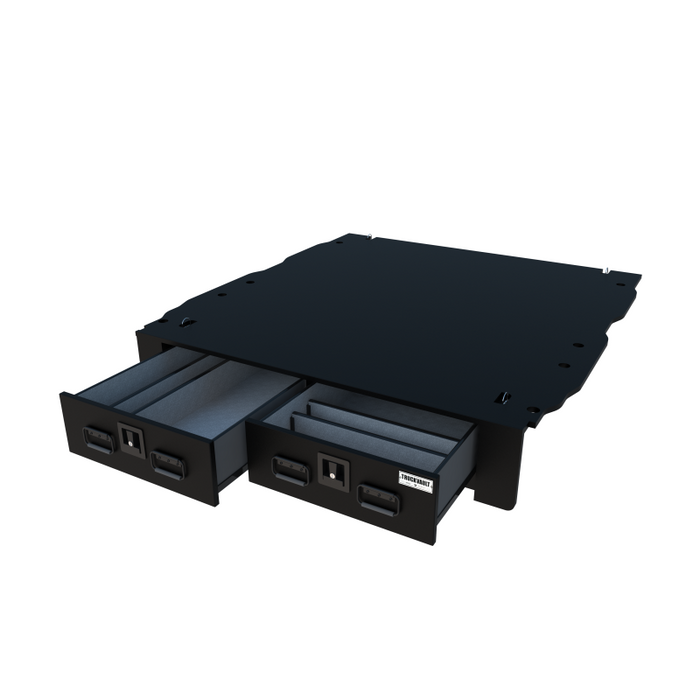 Truck Vault All Weather Line Standard 2 Drawer, For Select Chevrolet Silverado Model T-CHSILS2-19S-PC-PW