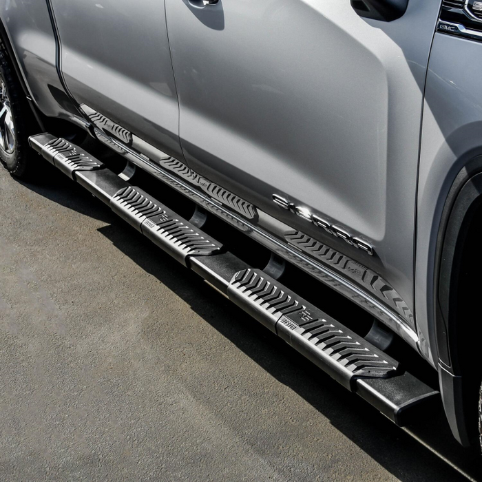 Westin R5 M-Series Wheel to Wheel Step Nerf Bars 5 in. Black Steel Model 28-534695