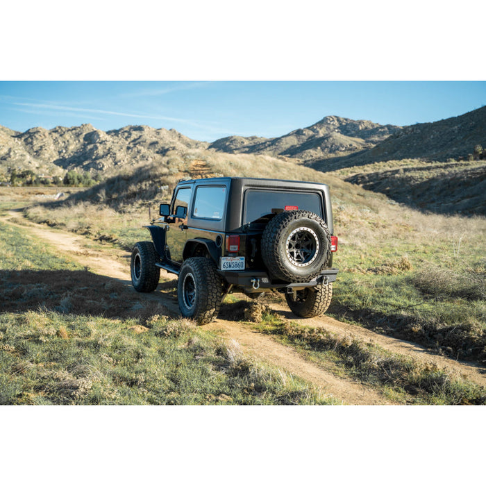 DV8 Offroad 2007-2018 Jeep Wrangler JK JKU Mto Series Rear Bumper Model RBJK-13
