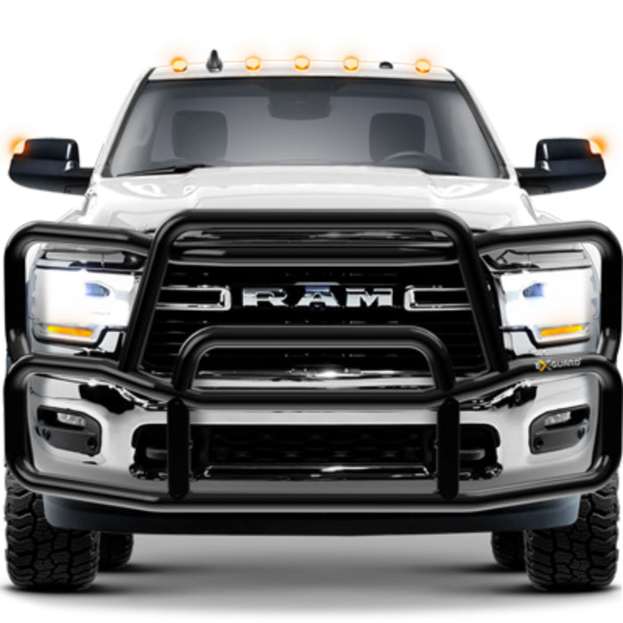 Ex-Guard Extreme-Duty Full-Height Coverage Black Grille Guard Kit w/ Mounting Bracket Model FX-50BG3-RM4519-KIT