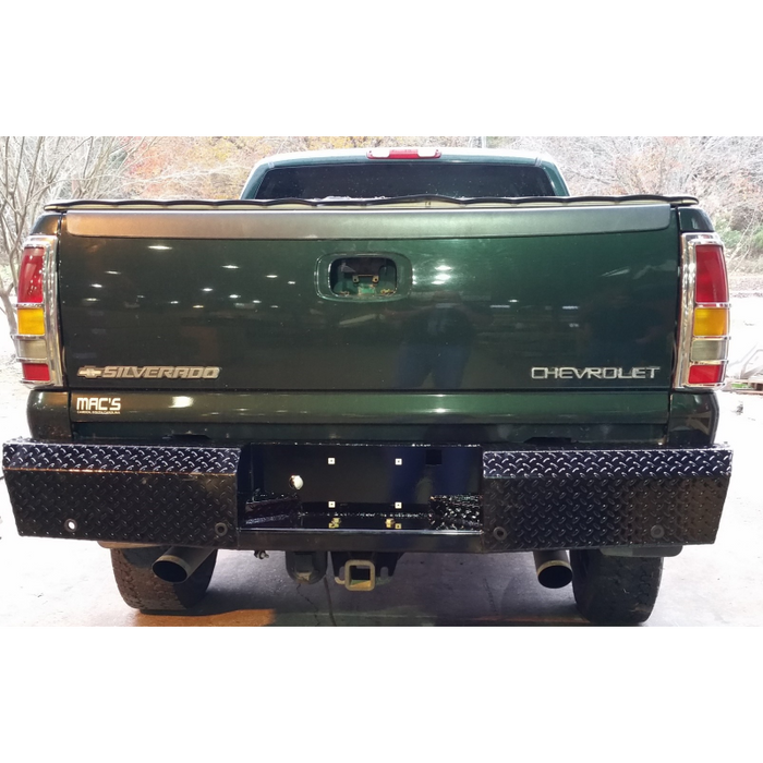 TrailFX Replacement Rear Bumper W/Factory Hitch Black Model FX1003