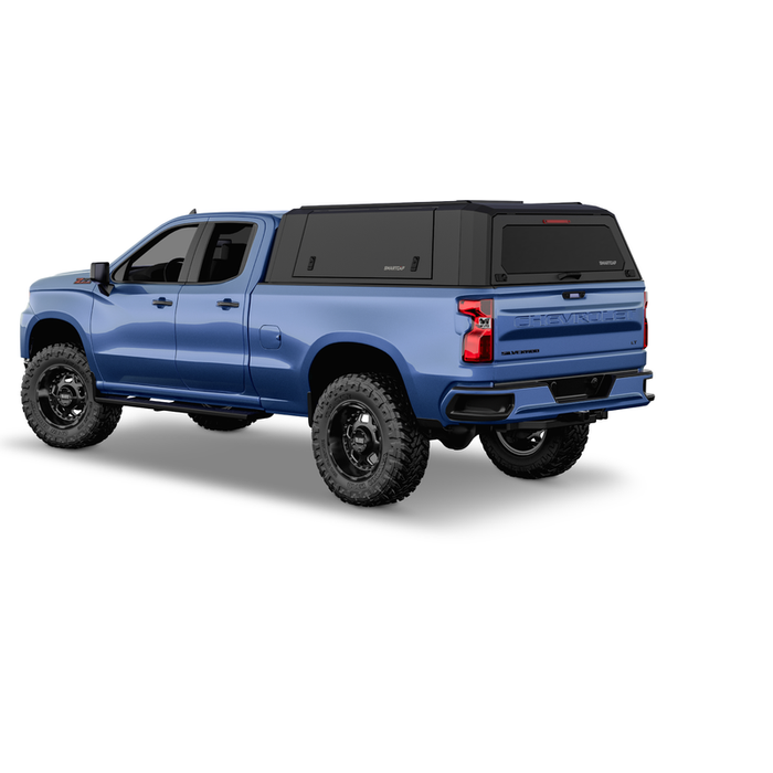 SmartCap Matte Black Truck Bed Cap EVOa Adventure Series w/ Horizontal Locks Model EA0109-MB