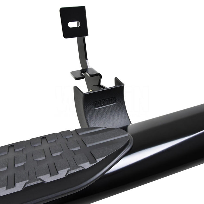 Westin PRO TRAXX 5 Oval Wheel to Wheel Step Nerf Bars Black Model 21-534775