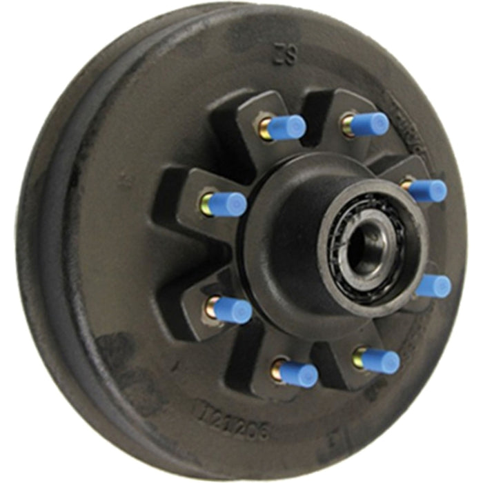 CURT Threaded Trailer Idler Hub Assembly - 12,000-lb. 8 on 6-1/2", 16-17-1/2" Wheel Size, 5/8" Studs, Grease Model 2021093200