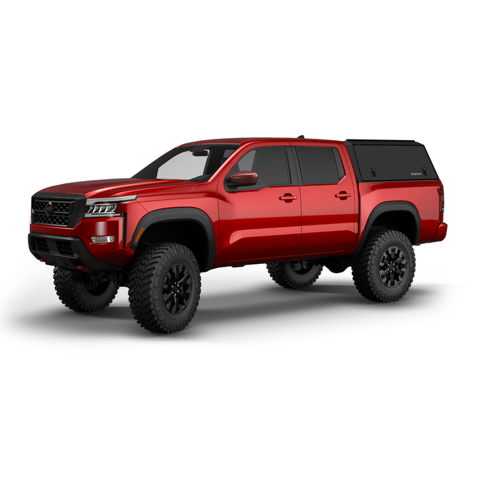 SmartCap Matte Black Truck Bed Cap EDGE Defender Series w/ Vertical Locks Model ED0930-BN