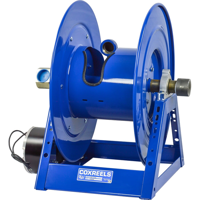 Coxreels 1185-BUXX Series 12V DC 1/3HP Motorized Hose Reel 1-1/2 in. x 150 ft. - No Hose 3000 PSI Model 1185-2528-E-BUXX
