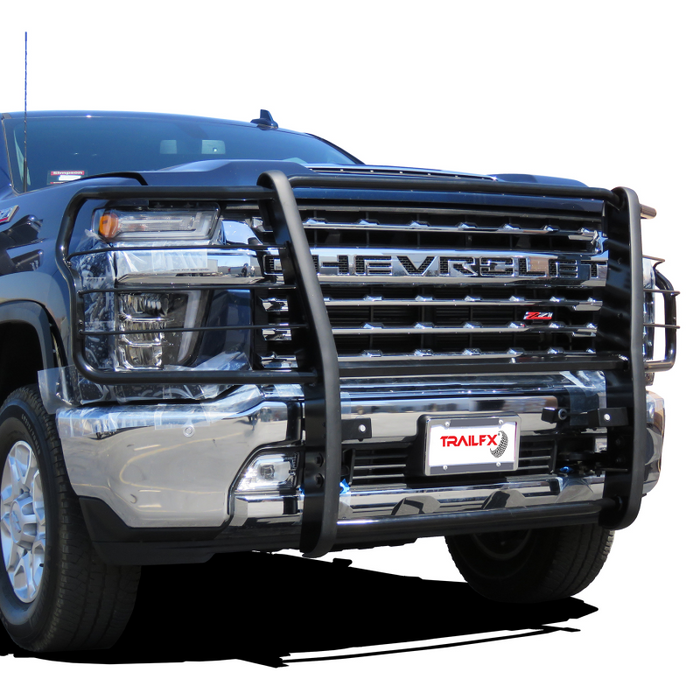 TrailFX Grille Guard Gloss Black Steel Model E0038B