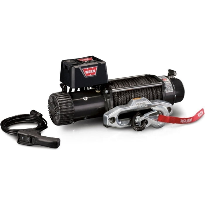 Warn 9.5XP-S Winch, Pull Capacity 9,500 lb, 100 Feet Synthetic Rope Model 87310