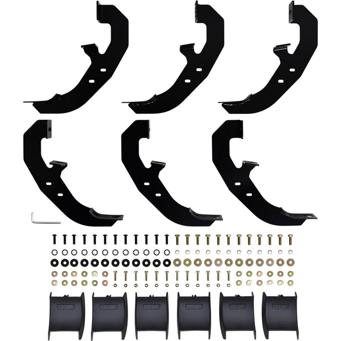 Westin PRO TRAXX 6 Oval Step Nerf Bars Black Steel Model 21-64135