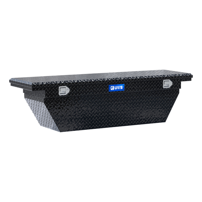 UWS 69" Deep Angled Truck Tool  Box - Low Profile Model TBSD-69-A-LP-B