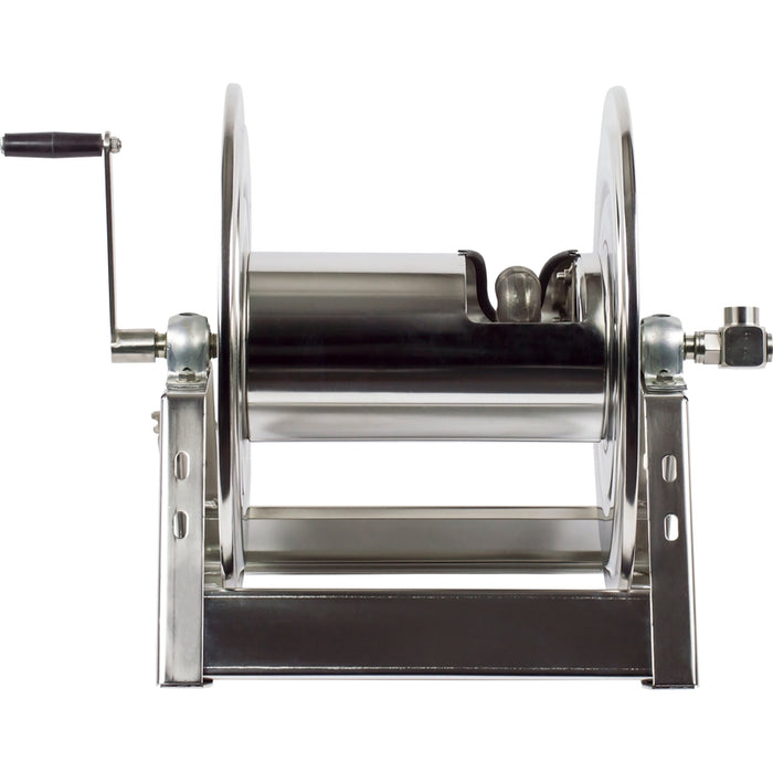 Coxreels 1125-SS Series Stainless Steel Hand Crank Hose Reel 3/4 in. x 100 ft. - No Hose 3000 PSI Model 1125-5-100-SP