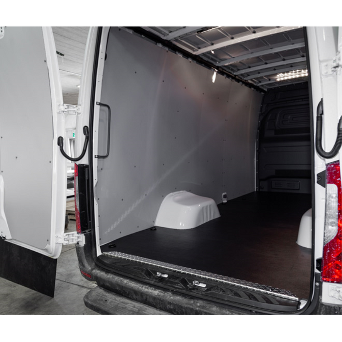 LEGEND EconoLite Door Liner ONLY - Dual Doors Mercedes Metris 135" Extended Wheelbase Cargo Van Low Roof - Textured Grey Model 07M05-20.2