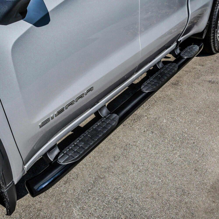 Westin PRO TRAXX 5 Oval Wheel to Wheel Step Nerf Bars Black Steel Model 21-534715