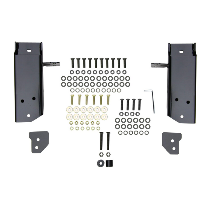 Westin HDX 1-Piece Winch Mount Grille Guard Black Steel Model 57-92375