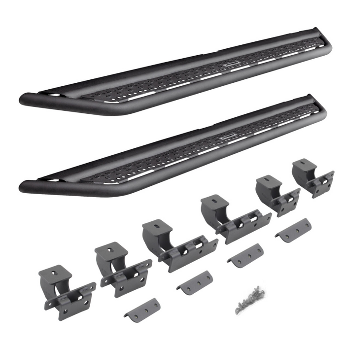 Go Rhino Dominator Xtreme D6 Running boards with Rocker Panel Mounting Brackets Kit Model D64129T