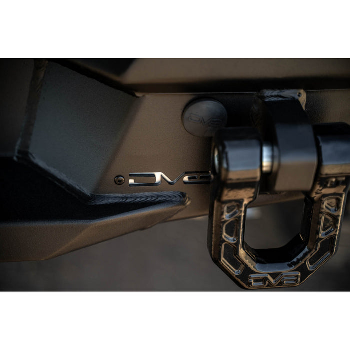 DV8 Offroad 2018-2025 Jeep Wrangler JL JLU Mto Series Rear Bumper W/ Optional Tire Carrier Model RBJL-13