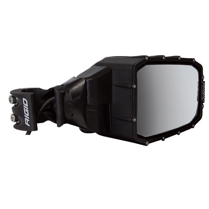 Rigid Industries Reflect Side Mirror With Integrated LED Light And Amber Side Light, Pair Model 64011