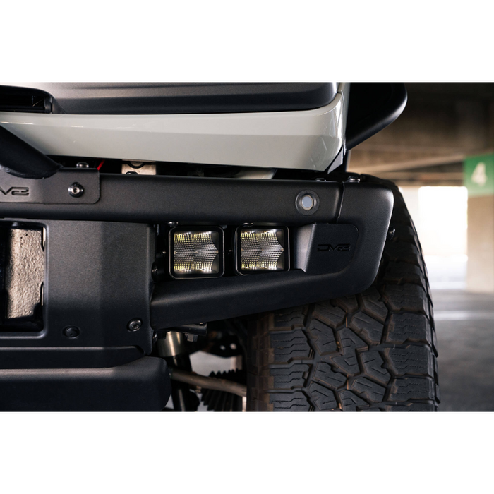 DV8 Offroad 2021-2026 Ford Bronco Factory Bumper Pocket Light Mount Model LBBR-05