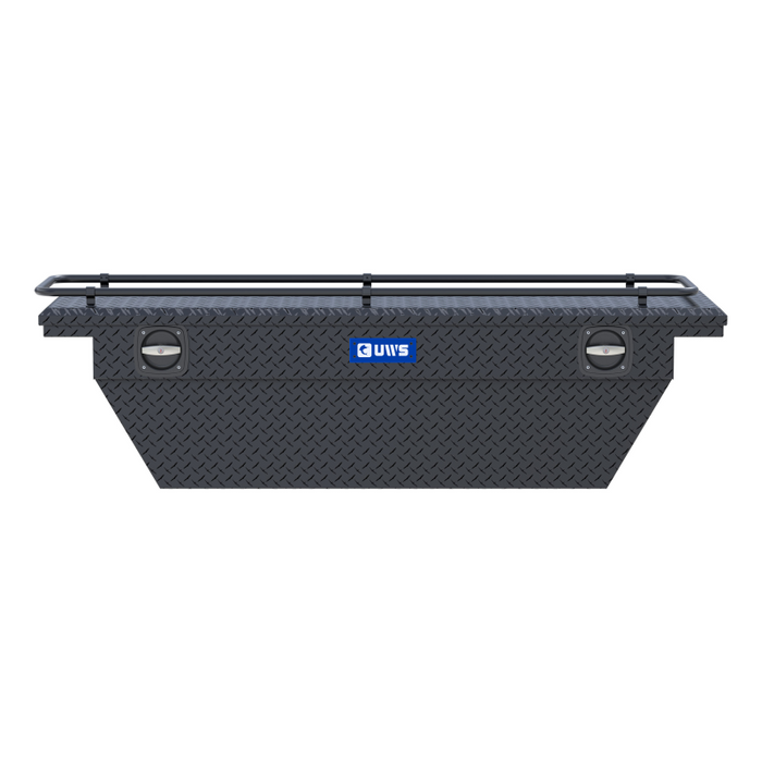 UWS Secure Lock Tool Box, Low Profile, Rail Model SLD69-A-LP-MB-R