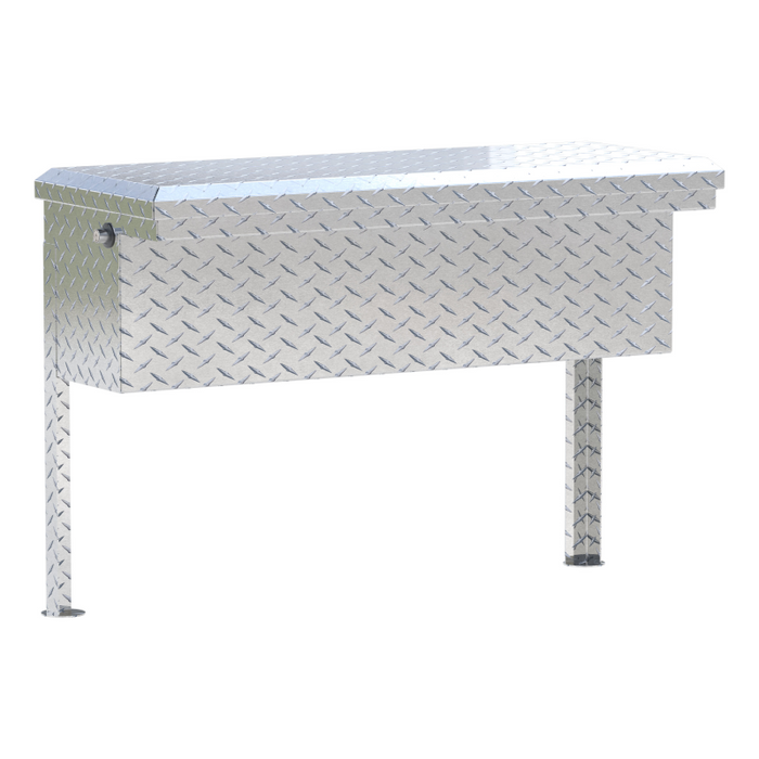 UWS Bright Aluminum 36" Truck Side Tool Box with Low Profile Model TBSM-36-LP