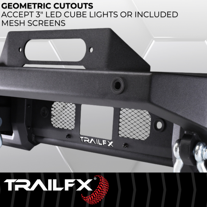 TrailFX Front Bumper w/ Winch Mount Model BR002T