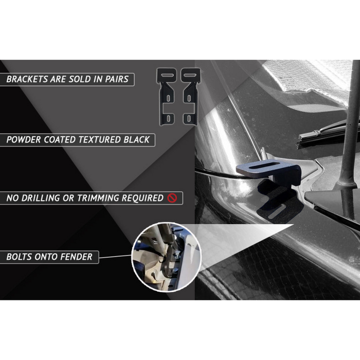 Rago Fabrication 2005-2015 Nissan Xterra Ditch Light Mounts Model R0515XTRRATDIT