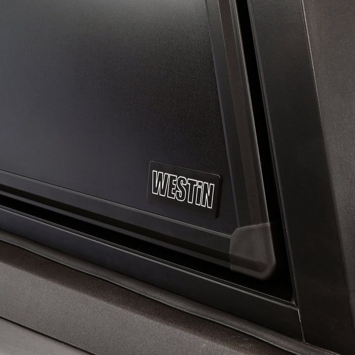 Westin EXP Truck Cap Hi-Top with Solid Front Glass Matte Black Model 16-15795
