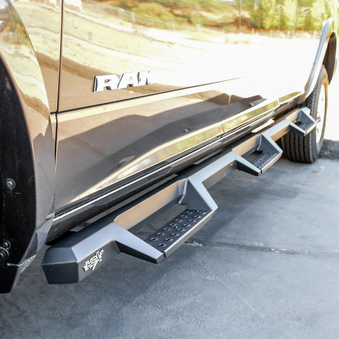 Westin HDX Drop Wheel to Wheel Side Steps Textured Black Steel Model 56-534345