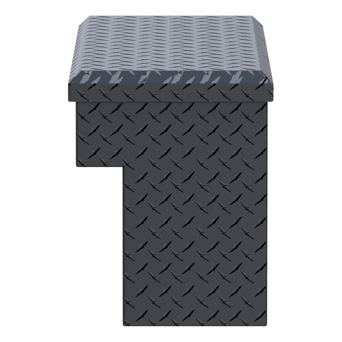 UWS Matte Black Aluminum UTV Side Tool Box - Polaris Ranger Model UTV-SM33-MB